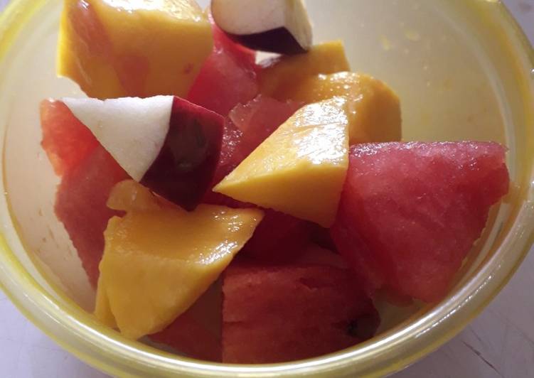 Recipe of Super Quick Homemade Fruit salad #author&#39;s marathon