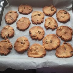 A picture of Coconut & cranberries cookies.