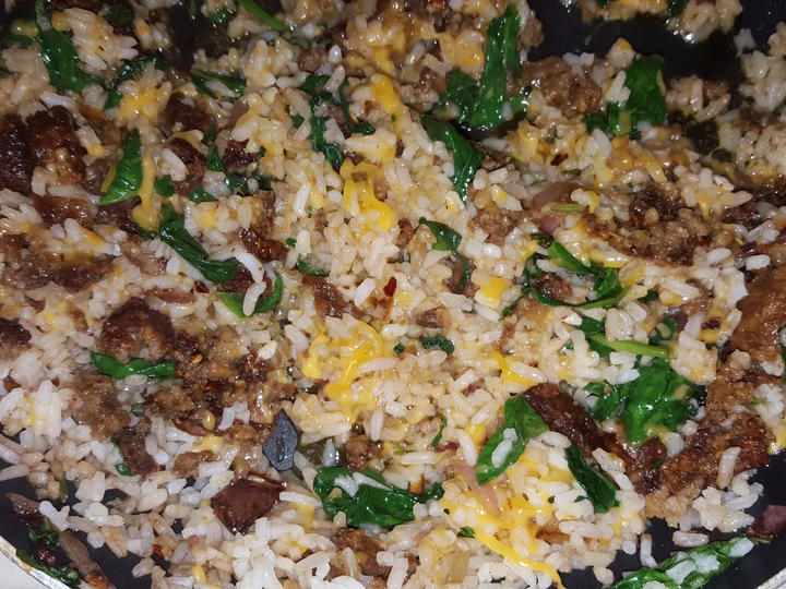Recipe Sausage, spinach, and rice the So Delicious So Delicious