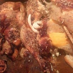 A picture of Jins slow cooked anything stuffed chicken!.