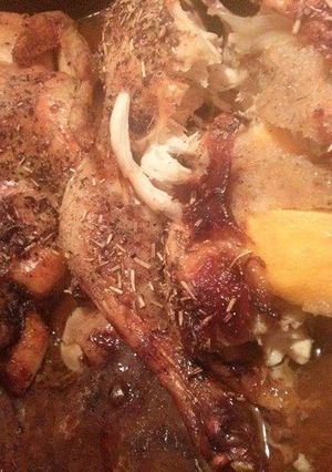 A picture of Jins slow cooked anything stuffed chicken!.