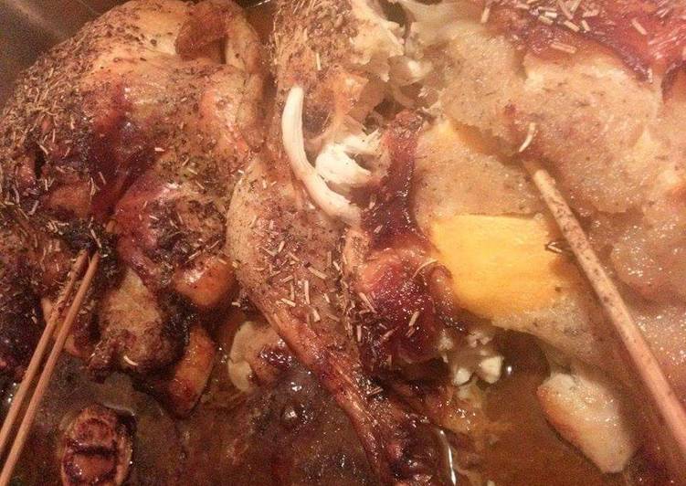 Recipe of Perfect Jins slow cooked anything stuffed chicken!
