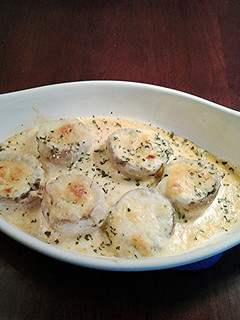 A picture of Cheese Stuffed Mushrooms.