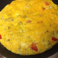 A picture of Leftover Chicken Fritatta.