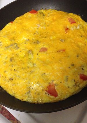 A picture of Leftover Chicken Fritatta.