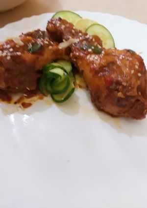 A picture of Chicken havines.