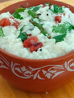 A picture of Curd poha.