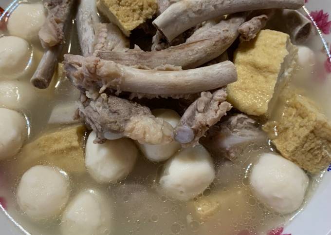 鱈丸豆腐大骨湯食譜與作法by 水晶姊姊 Cookpad