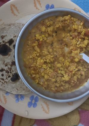 A picture of Masala Moong Dal.