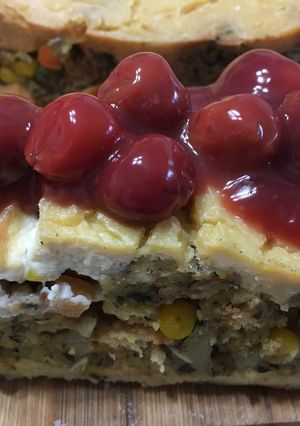 Zöldség torta vegán módra recept fotója