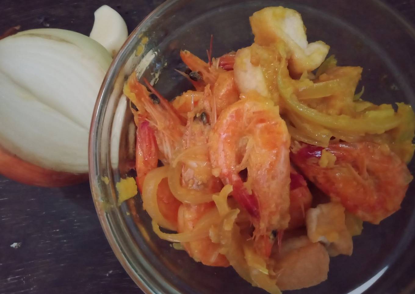 Udang mentega sederhana