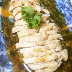 Microwave Steamed Chicken A picture of Microwave Steamed Chicken.