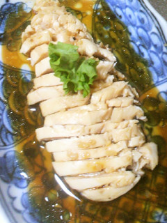 A picture of Microwave Steamed Chicken.