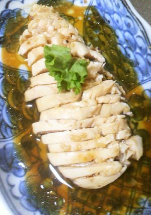 A picture of Microwave Steamed Chicken.