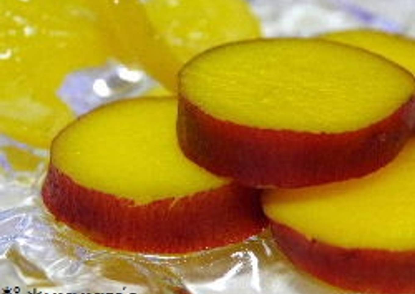 Sweet potatoes are easily cooked in orange juice