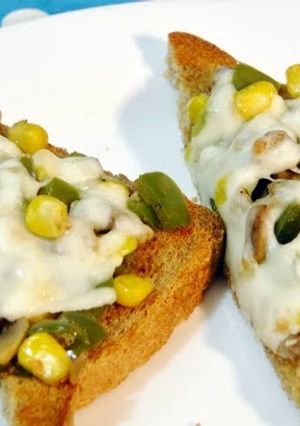 A picture of Vegetable Toast.