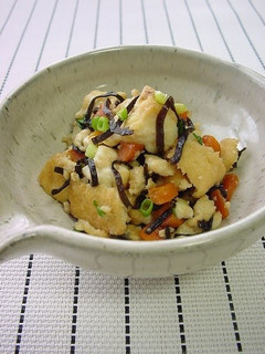 A picture of Shio-Kombu & Atsuage Tofu Stir-Fry.