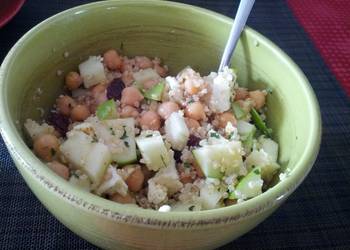 Easy Recipe Quinoa salad with chickpeas and apples Yummy Easy Recipe Quinoa salad with chickpeas and apples Yummy