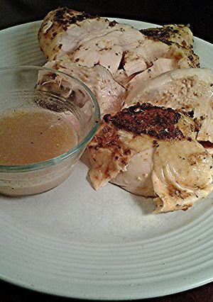 A picture of Chicken Breasts, Cooked Sous Vide.