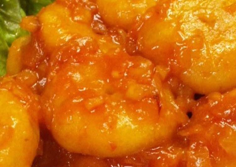 Simple Way to Make Perfect Budget-Friendly Mock Chili Prawns with Okara