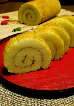 A picture of Simple Datemaki Rolls in the Oven.