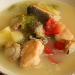 Seafood Cream Stew A picture of Seafood Cream Stew.