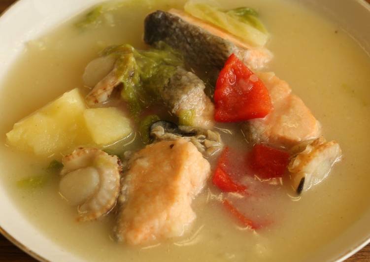 Simple Way to Make Perfect Seafood Cream Stew