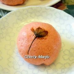 A picture of Sakura (Cherry Blossom) Manju.