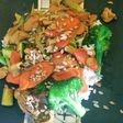 Stir fry de vegetales y pollo