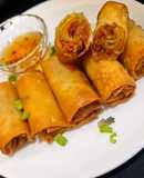 Crispy Veg Spring Rolls & Spring roll wrapper