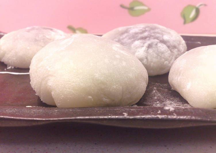 Recipe of Speedy Daifuku (Mochi Dumplings) with Tsubu-an-Like Canned Kidney Beans