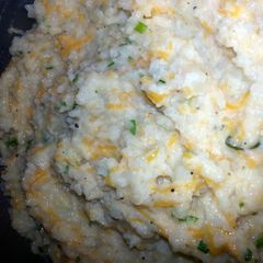 A picture of Roasted Garlic Mashed Cauliflower.