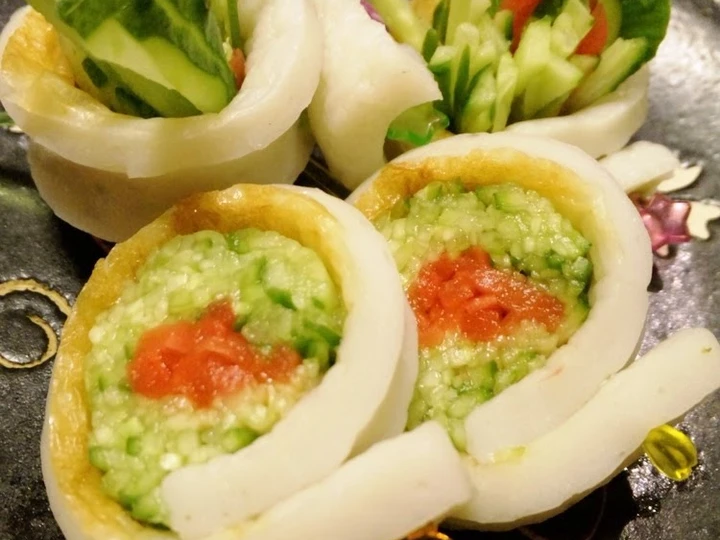 Easy Ways Make|Recipe} An Easy Snack! Chikuwa Fish Sticks and Pickled Red Ginger Rolls Anti-Fail