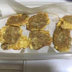 Una foto de Tortitas de carne deshebrada