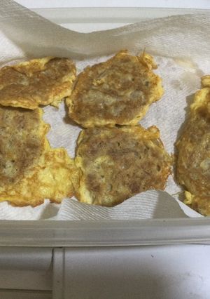 Una foto de Tortitas de carne deshebrada