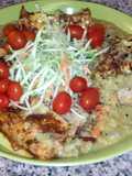 Moist Pea Enchiladas