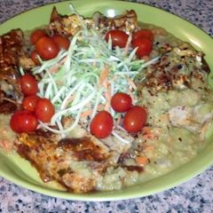 A picture of Moist Pea Enchiladas.