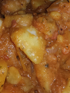 A picture of Elisa's Potato & Yautia Side.