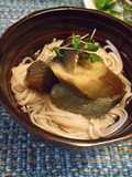 Cold Eggplant and Somen Noodle Bowl
