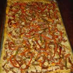 A picture of Pizza casera.