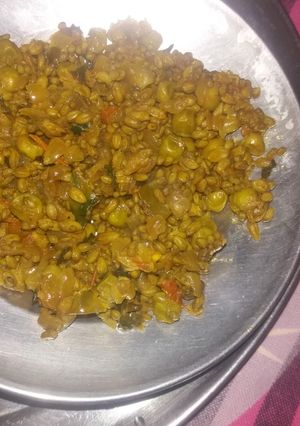 A picture of Sahjan ke phool ki sabzi.