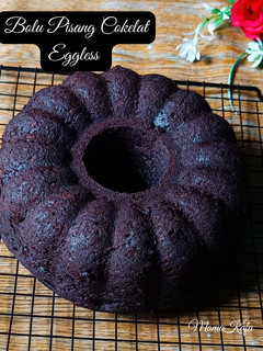 Foto resep Bolu Pisang Cokelat Eggless Tanpa Mixer
