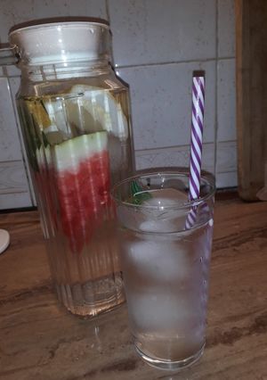 Una foto de Agua refrescante