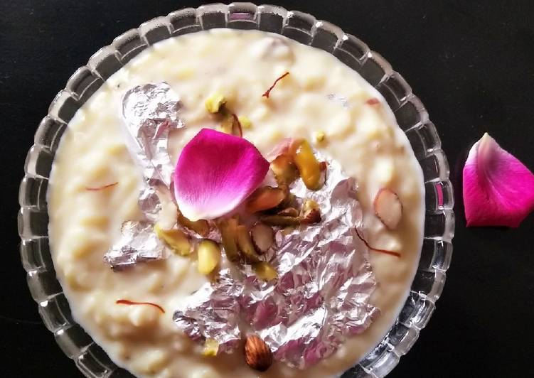 Recipe of Quick Badaam kesar kheer