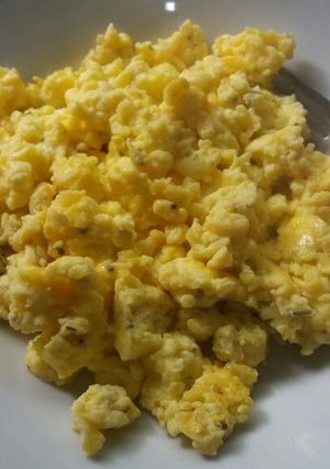 Foto resep Scramble Eggs with Parsley