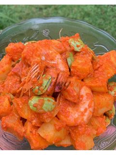 Foto resep Balado Udang Pete Kentang