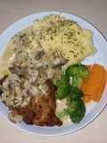 Mashed Potato Chicken Mushroom