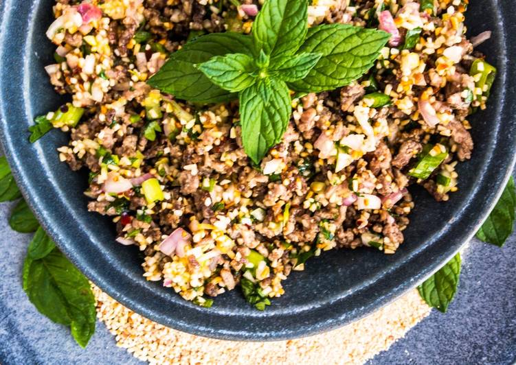 Thailändischer Larb-Salat