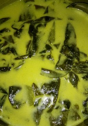 Foto resep Sayur daun singkong+melinjo