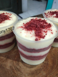 Foto resep Cheesecake oreo redvelvet🍰